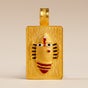 Linga Bhairavi 22Kt Gold 4g Pendant, Sandal (Consecrated)