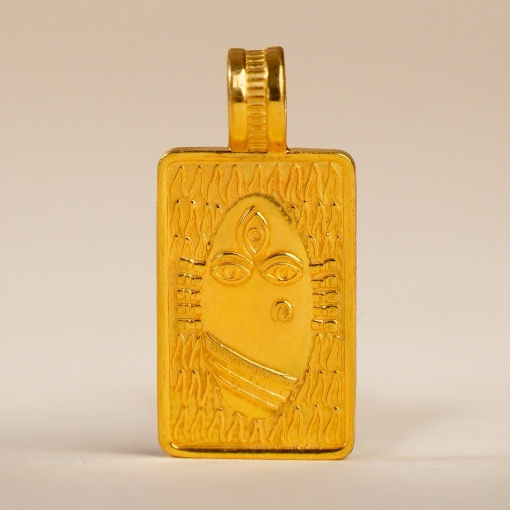 Linga Bhairavi 22KT Gold Pendant - 8 gm (Plain) 