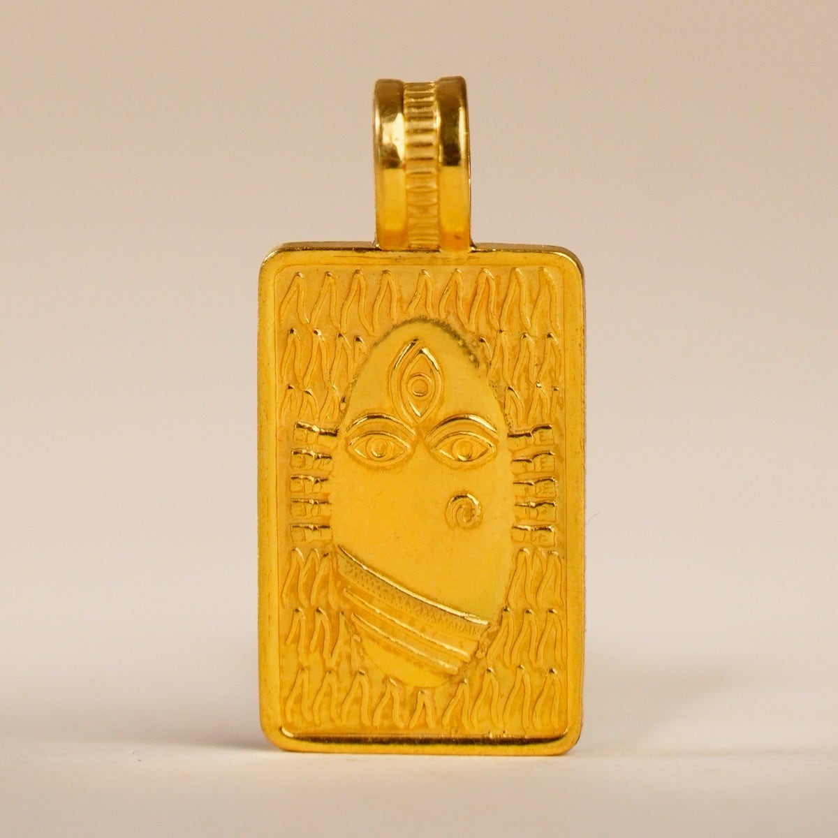 Linga Bhairavi 22KT Gold Pendant - 8 gm (Plain) 