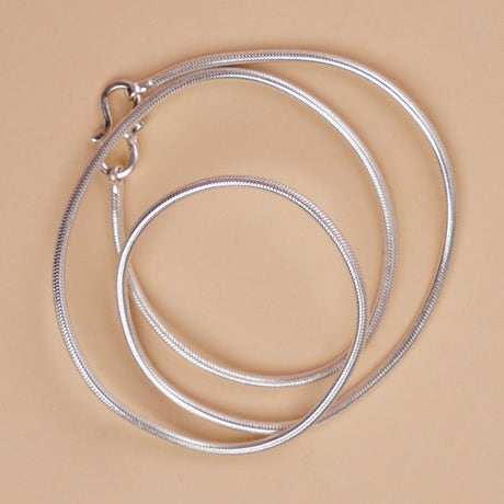 Linga Bhairavi Silver Small Chain. Holds Linga Bhairavi Gold, Silver and Copper pendants. 