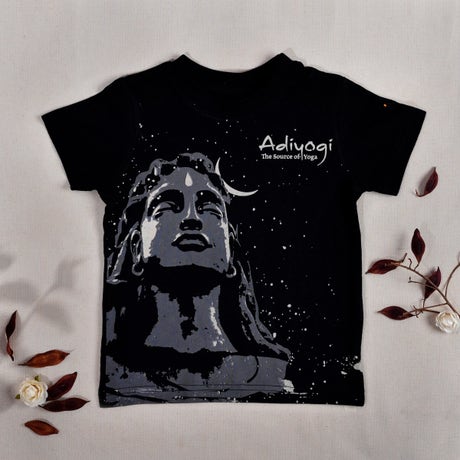 Kids Adiyogi T-shirt Black