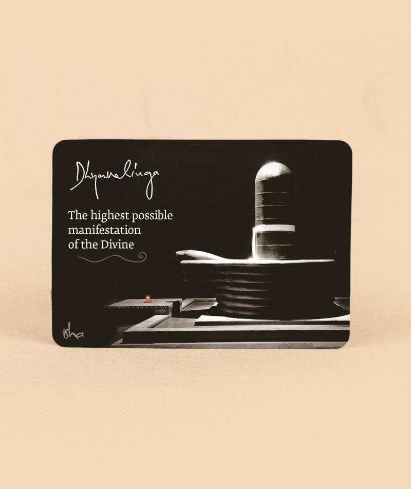 Dhyanalinga fridge magnet Big