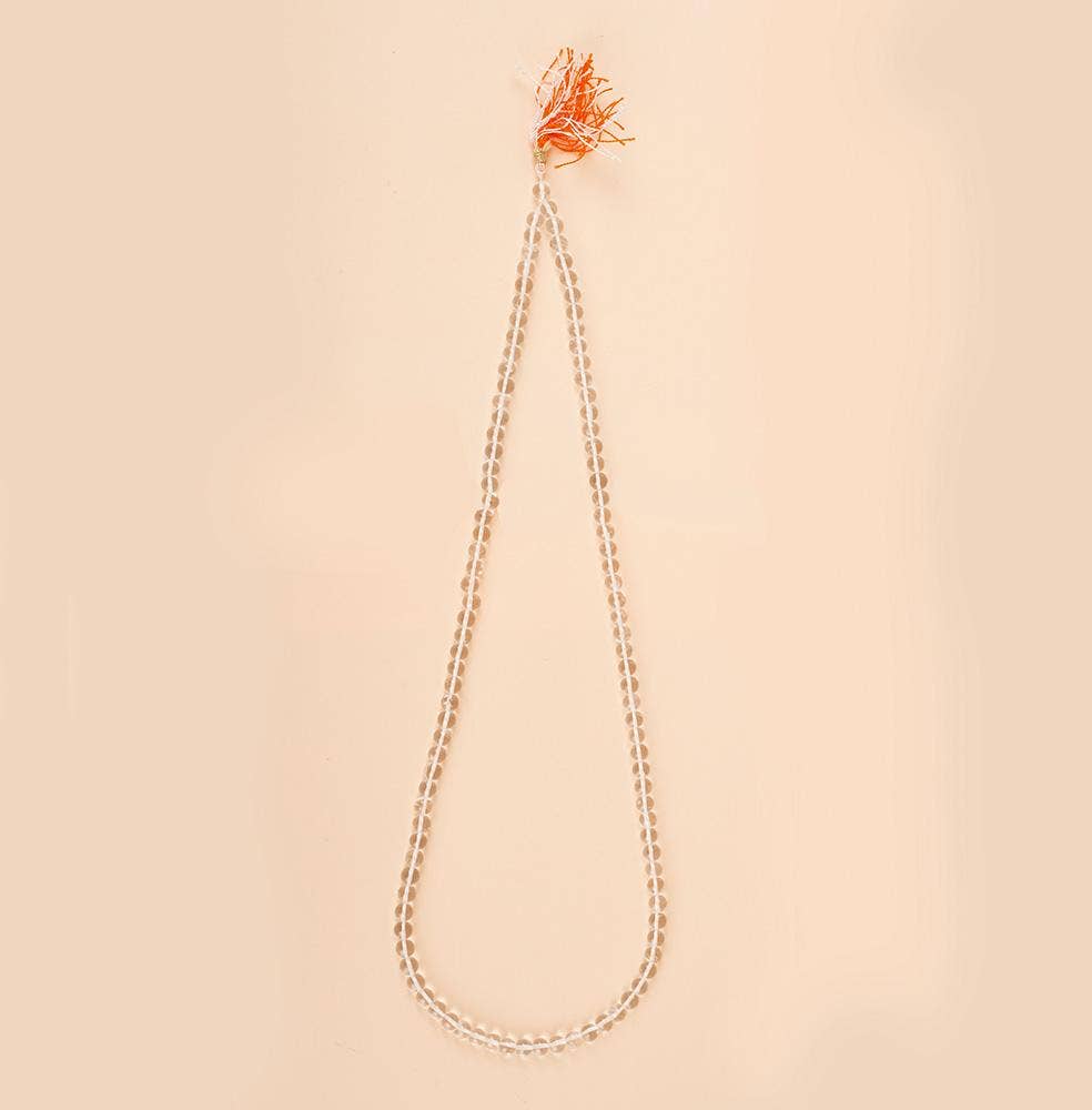 Sphatik Mala (Quartz Stones(6.6 - 7.5mm))