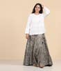 Morning Stroll, Handloom Kalamkari Block Print Skirt