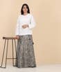Morning Stroll, Handloom Kalamkari Block Print Skirt