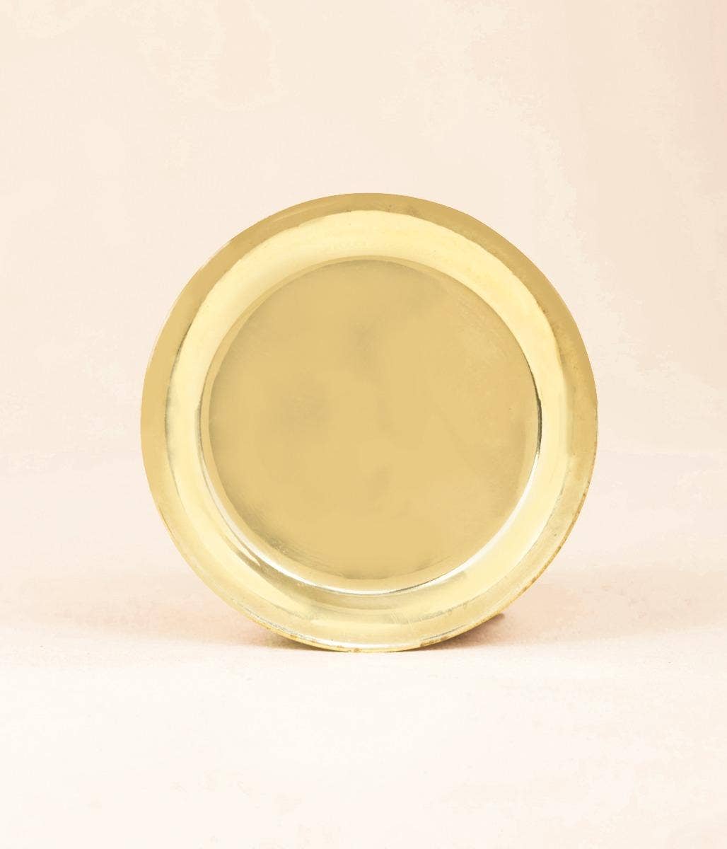 Sannidhi Small Brass Plate