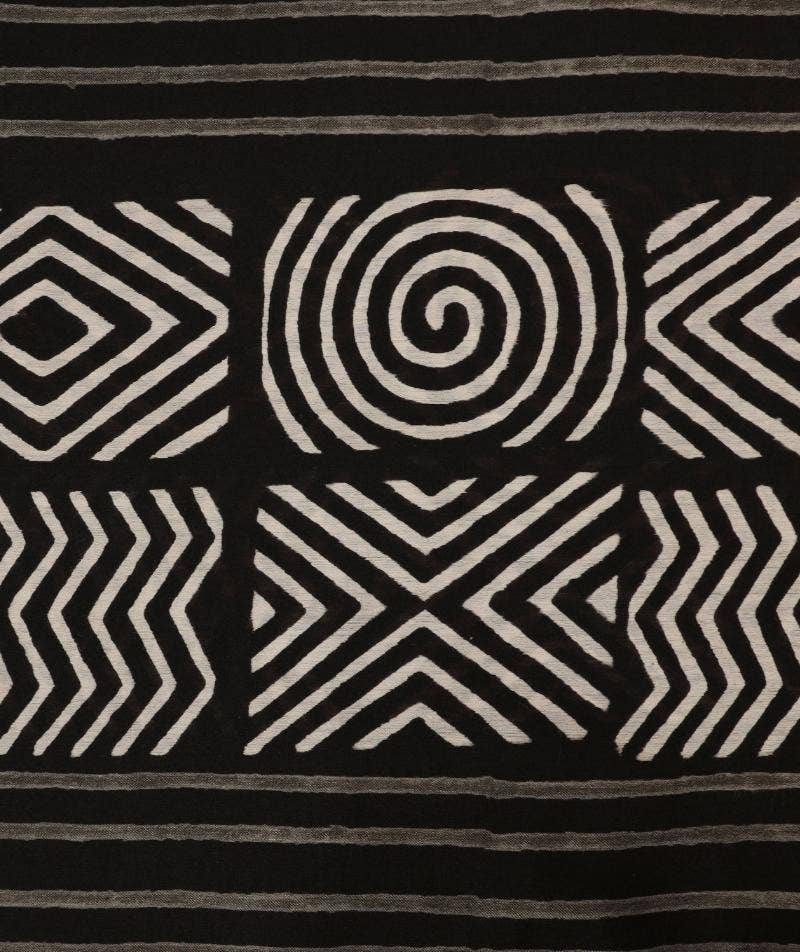 Ethnic Black - Shawl. A festive gift.