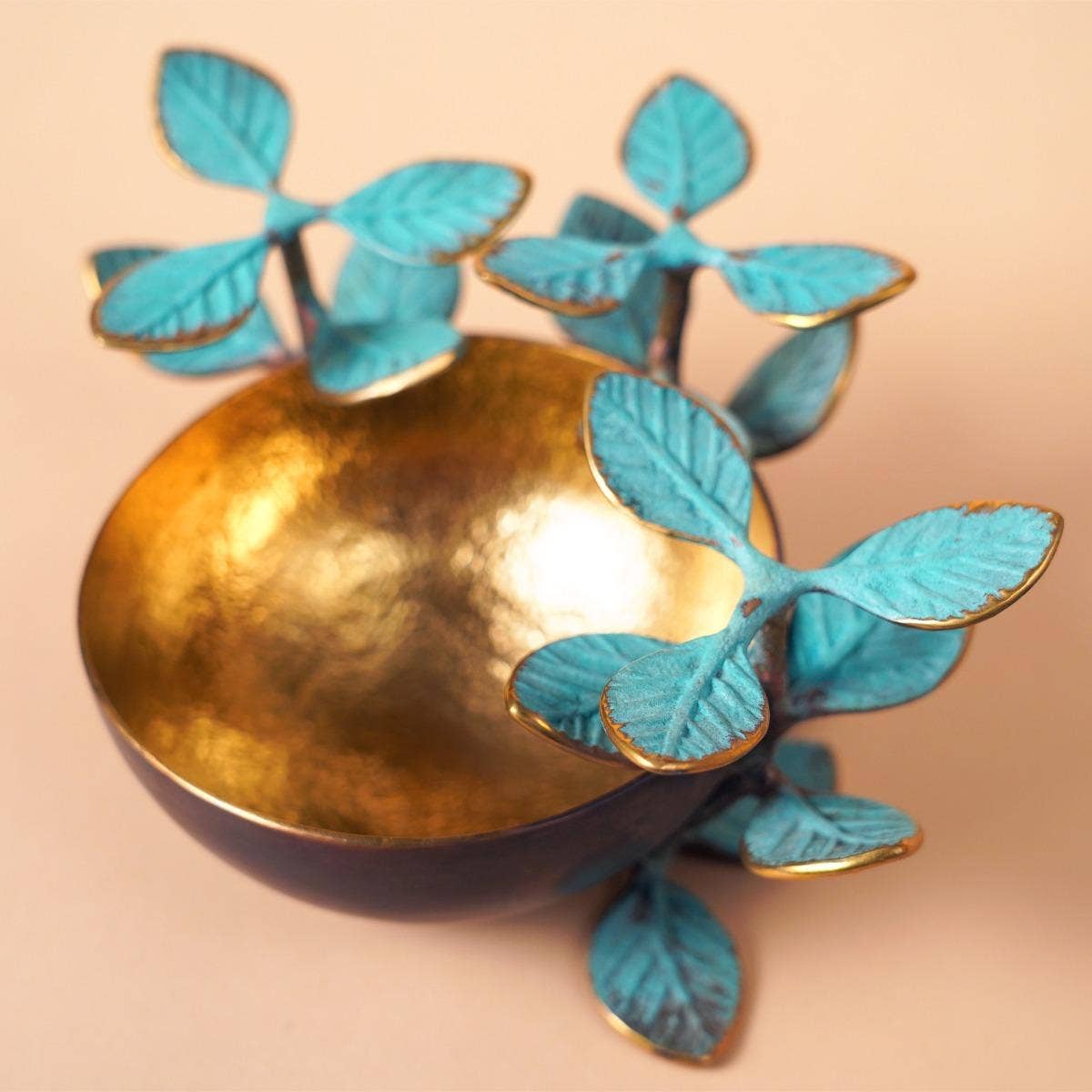 Verdant spring - Brass bowl