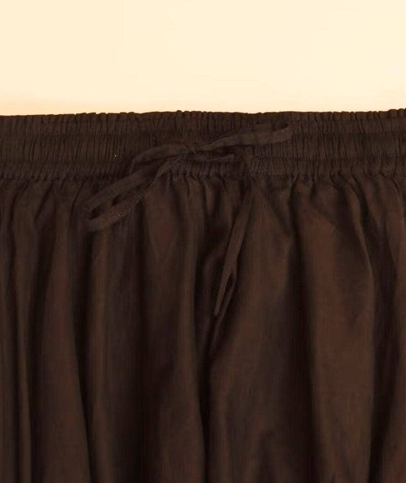 Mulmul Plain Skirt Black