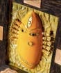 Brass Devi Panel in Turmeric (Consecrated)