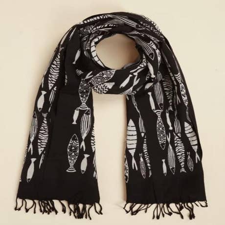 Ethnic Silk Cotton Scarf