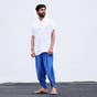Indigo Organic Cotton Unisex Printed Dhoti Pants