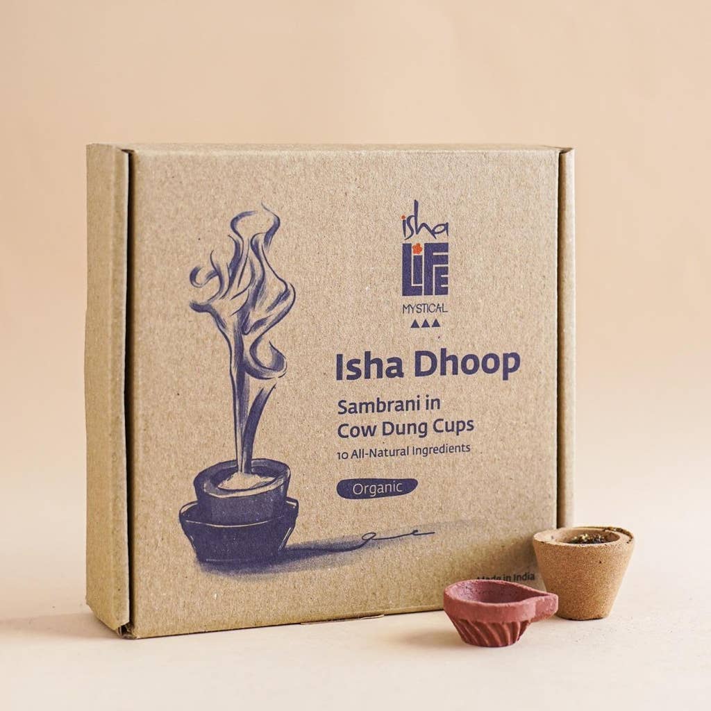 Handmade Sambrani/ Loban (blended resin) with cow dung cups (12 pcs). 6 natural therapeutic resins. Chemical-free. Anti-bacterial. 