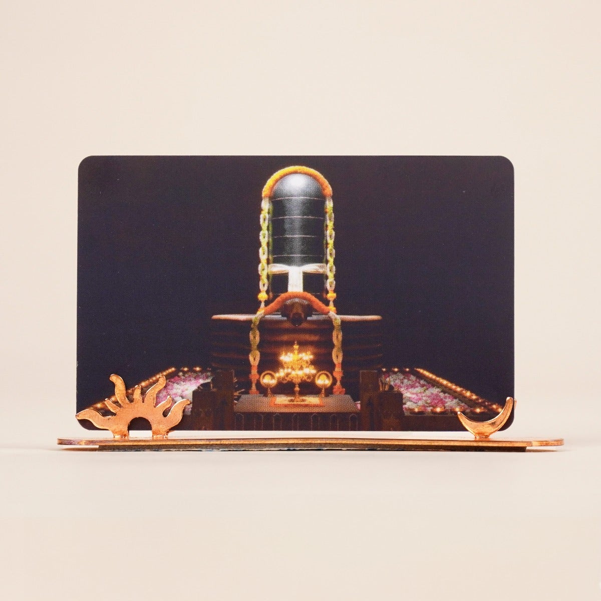 Sadhguru / Dhyanalinga Two-sided Car Photo Stand