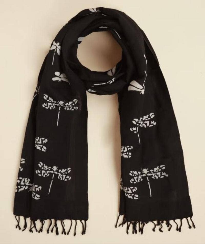 Shawl- Black. A festive gift.