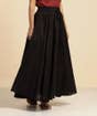 Cotton Skirt, Black