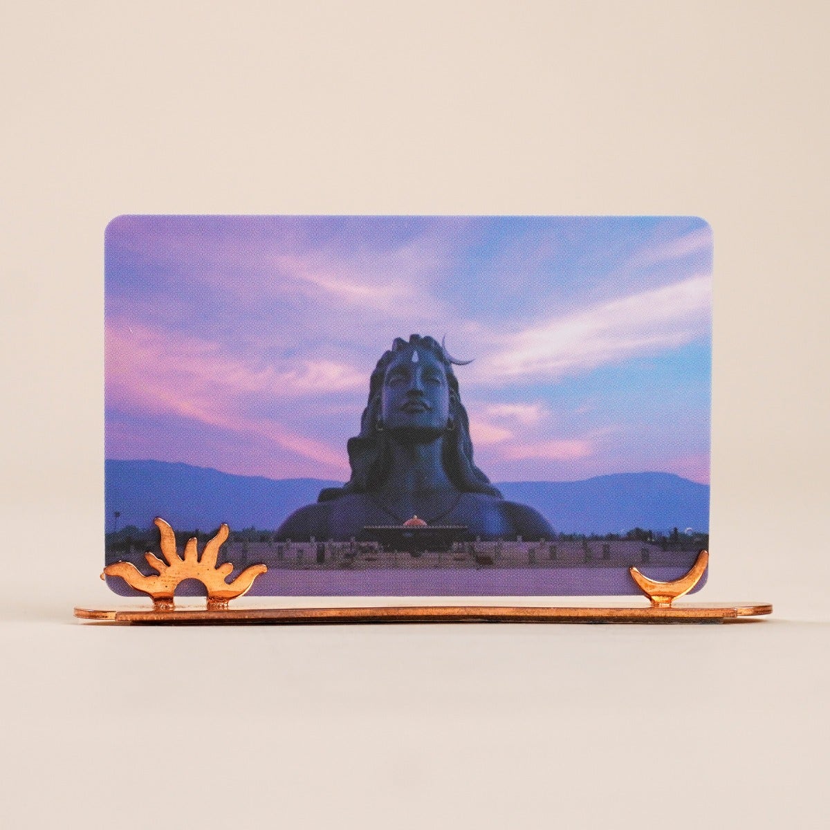 Adiyogi / Dhyanalinga Two-sided Car Photo Stand