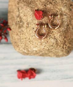 Adiyogi Copper Earring