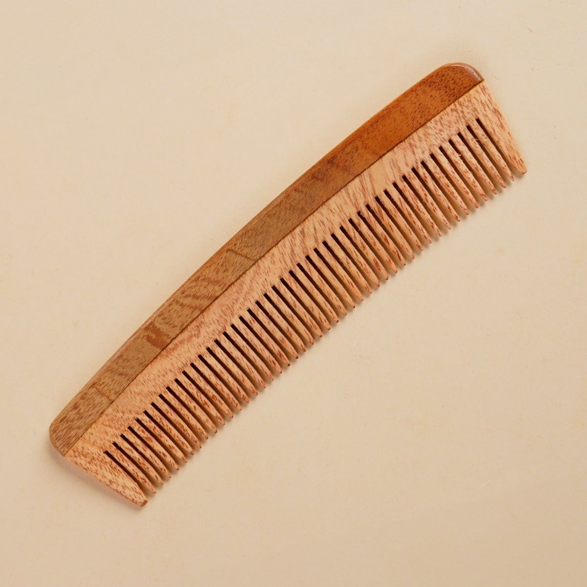 Handmade Neem Wood Comb (Single teeth)