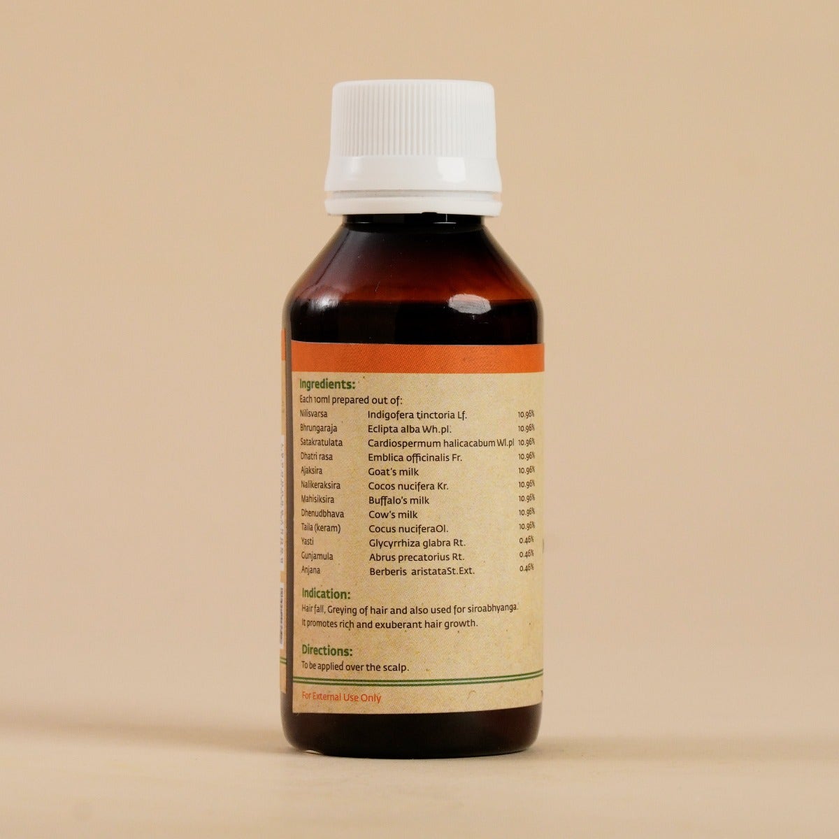 Nilibhrngadi Taila, Hair Oil (100 ml). Herbal hair oil. Oil for shiroabhyanga. Good for hair growth. 