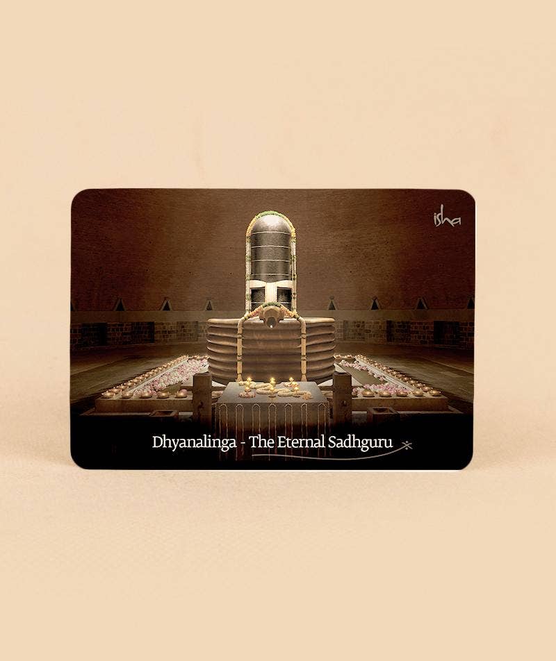 Dhyanalinga fridge magnet Big - The Eternal Guru