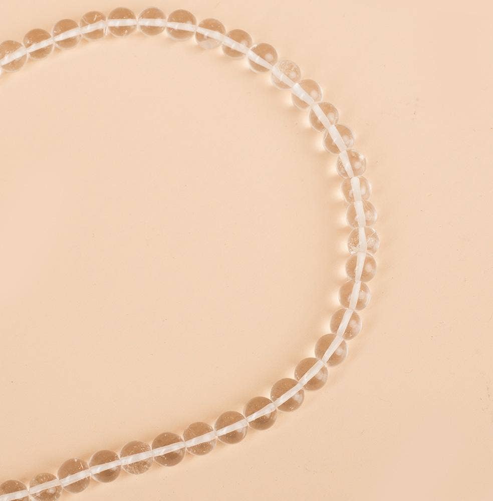 Sphatik Mala (Quartz Stones(6.6 - 7.5mm))