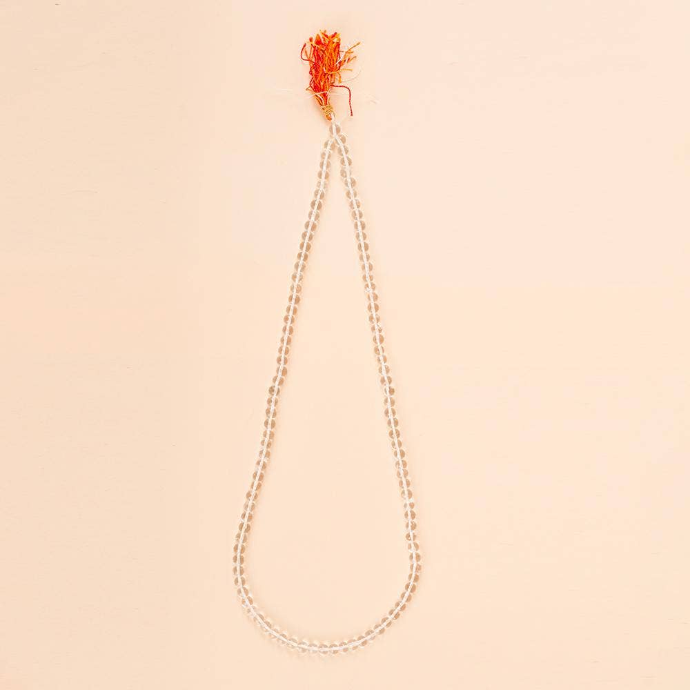 Sphatik Mala (Quartz Stones (4.5 - 5mm) )