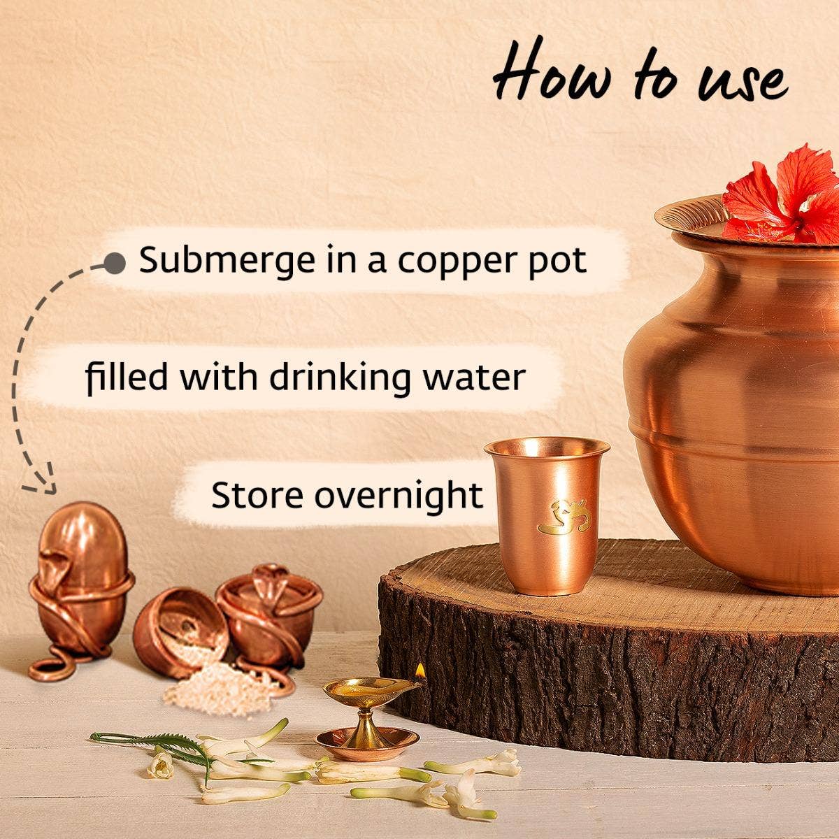 Jeevarasam Consecrate water at home. Unique design.  Exclusive Isha Product. To be placed inside copper pots.