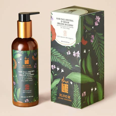Extra Nourishment & Protection Organic Shampoo with Bhringraj & Henna (All Hair Types) - 200ml