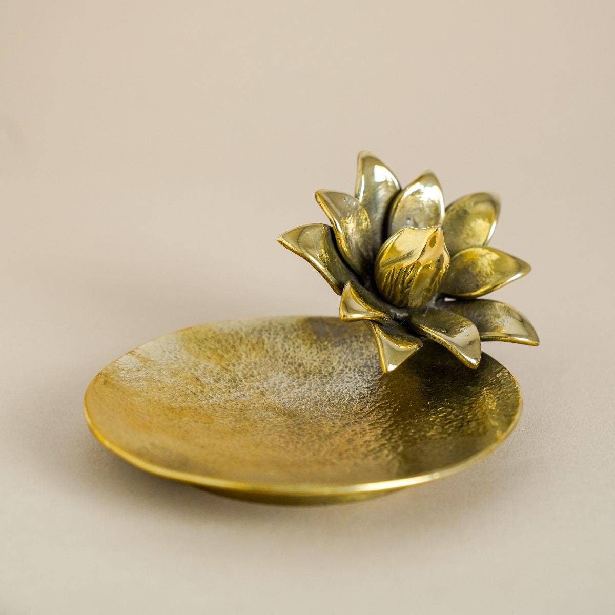 Lotus Decorative Brass Plate