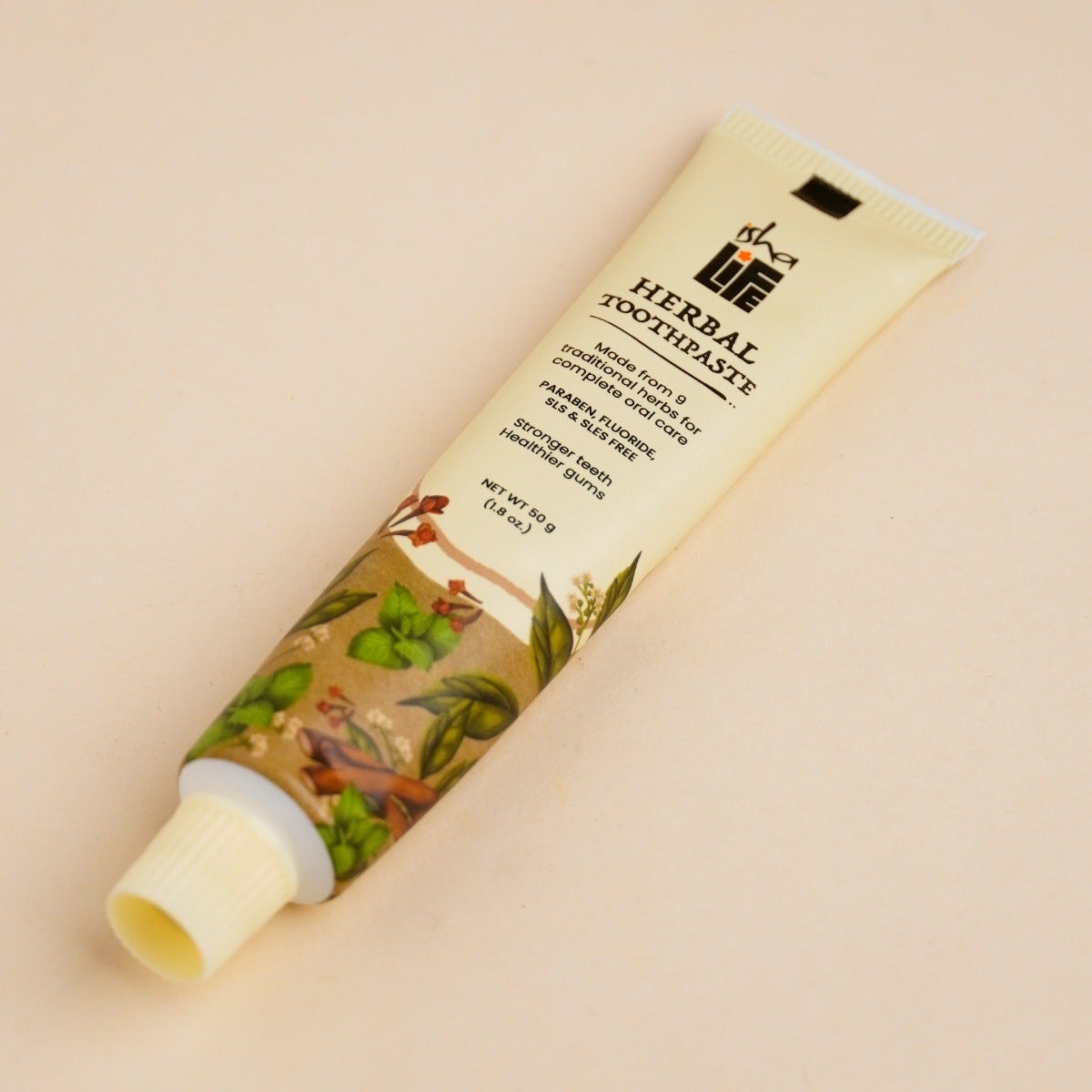 Herbal Toothpaste (Paraben, Fluoride, SLS, & SLES Free), 50 gm