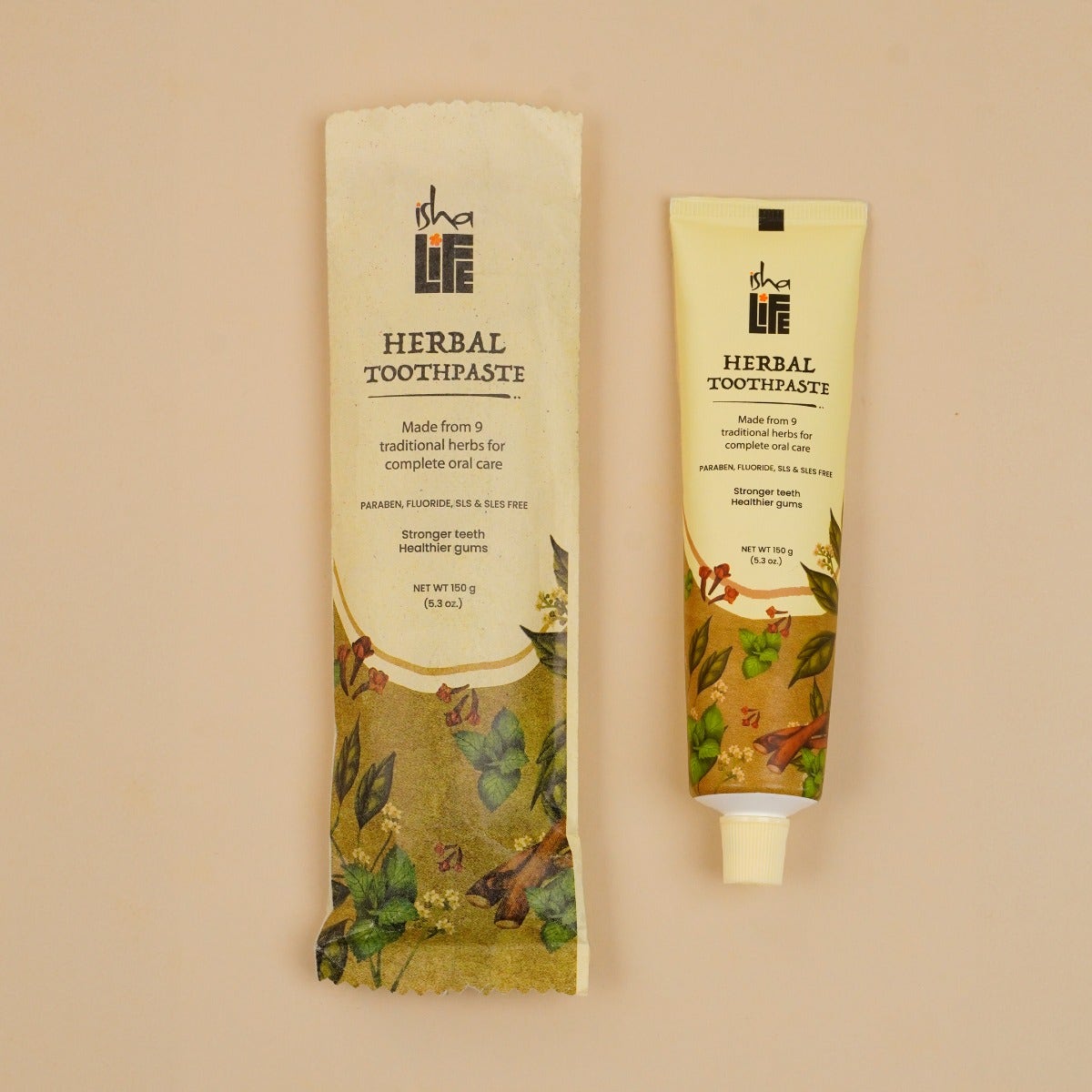 Herbal Toothpaste (Paraben, Fluoride, SLS, & SLES Free), 150 gm