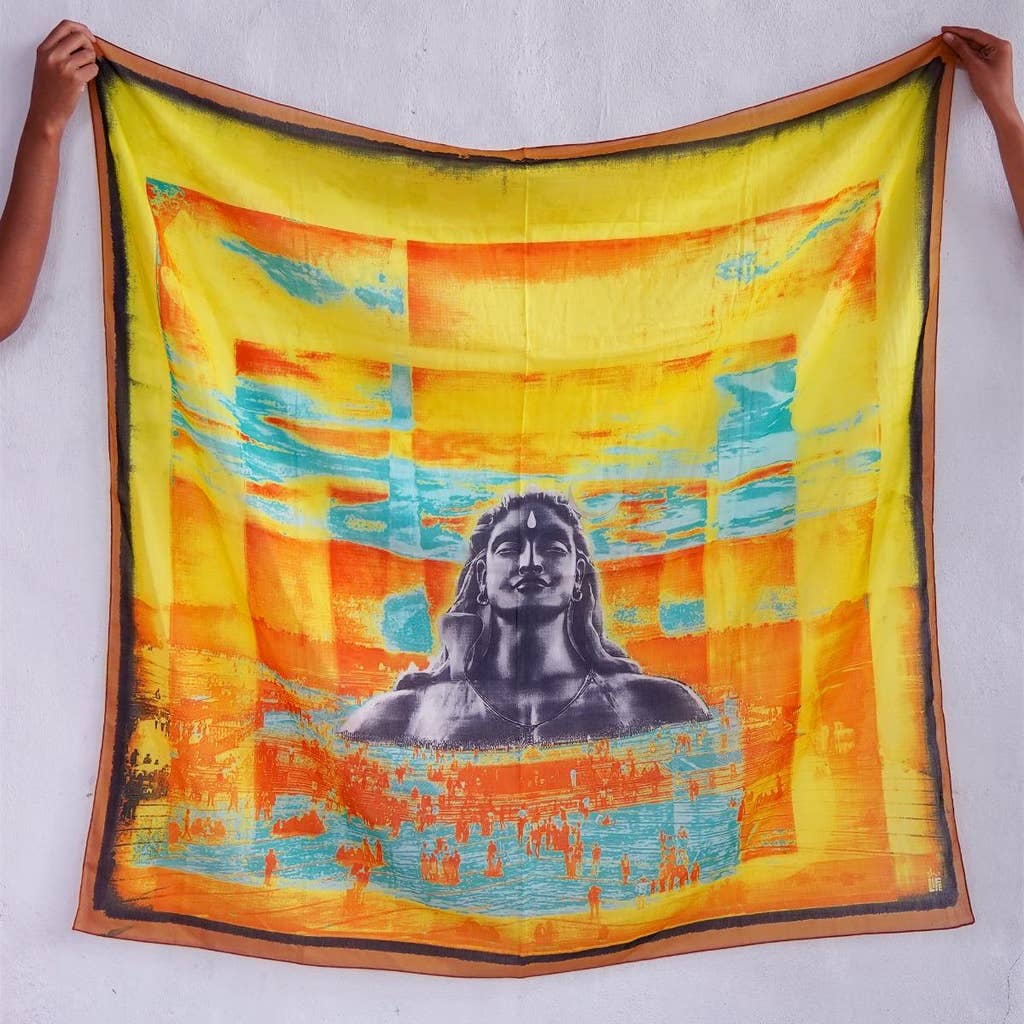 [CA0069017305] Adiyogi Scarf - the Abode (glorious)