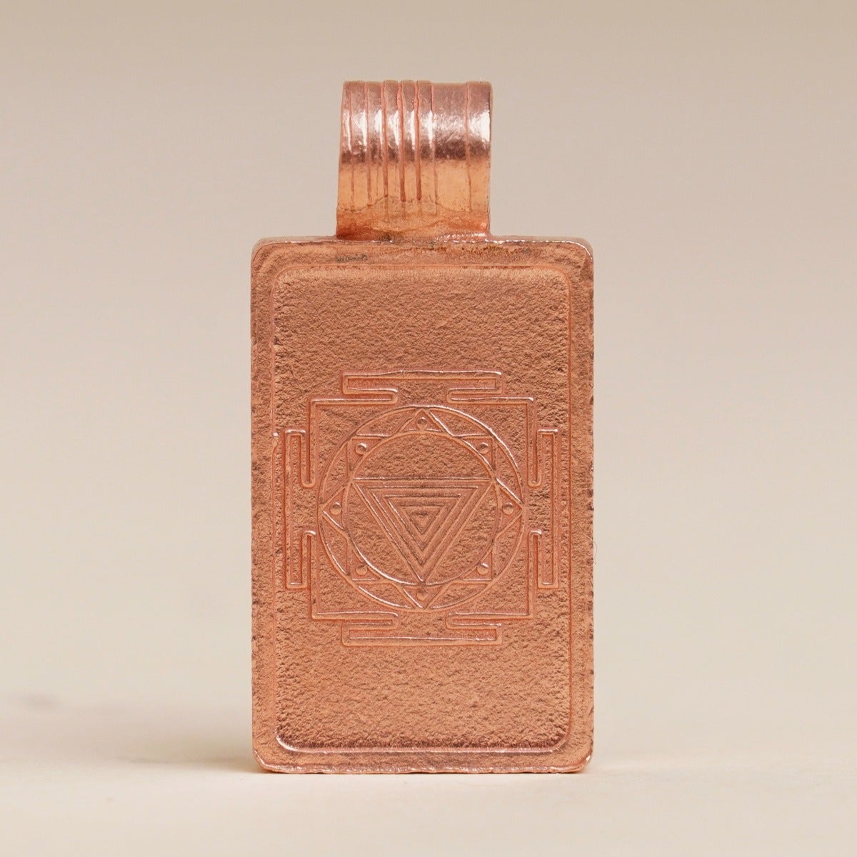 Linga Bhairavi Copper Pendant (Large). Consecrated Devi Pendant.