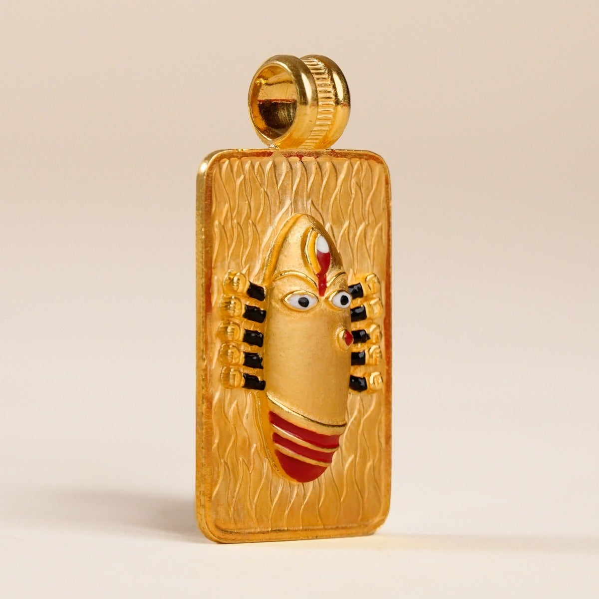 Linga Bhairavi 22KT Gold Pendant - 16 gm (Sandal) 