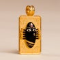 Linga Bhairavi 22Kt Gold 8g Pendant, Black (Consecrated)