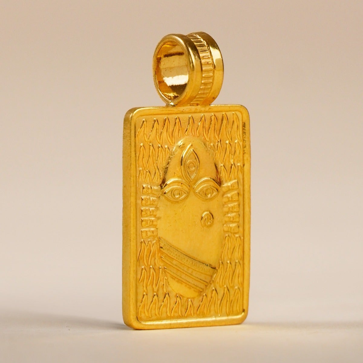 Linga Bhairavi 22KT Gold Pendant - 8 gm (Plain) 