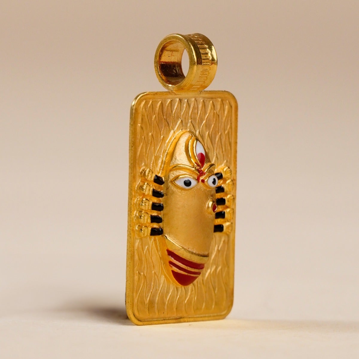 Linga Bhairavi 22KT Gold Pendant - 8 gm (Sandal) 