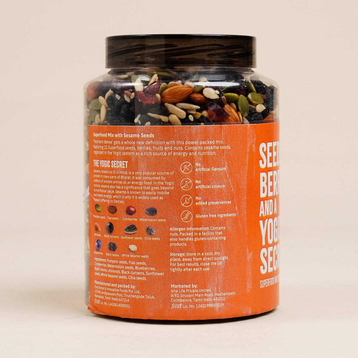 Seeds, Berries & A Yogic Secret - 600g