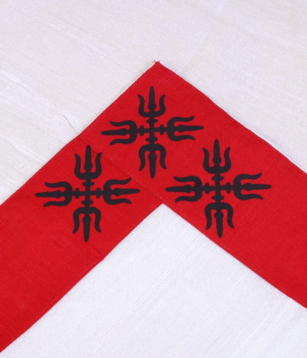 Linga Bhairavi Yantra Raw Silk Cloth 