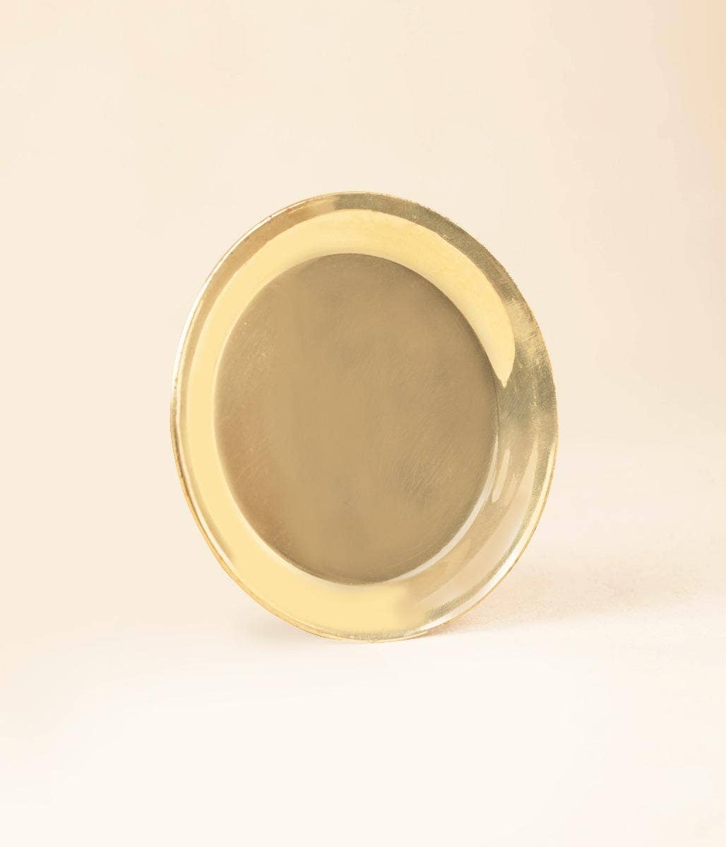 Sannidhi Small Brass Plate