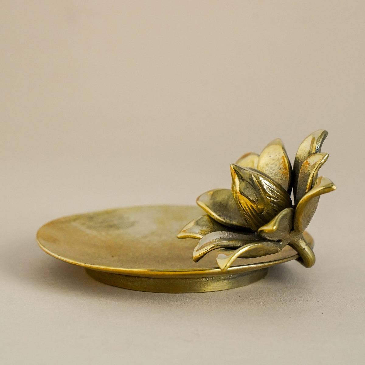 Lotus Decorative Brass Plate