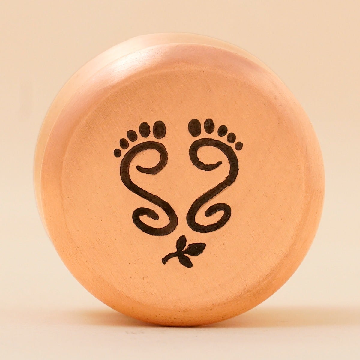 Copper Vibhuti Box (Large) - Padam