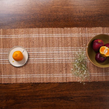Banana Fibre Table Runner - Vettiver Dyed (Single)