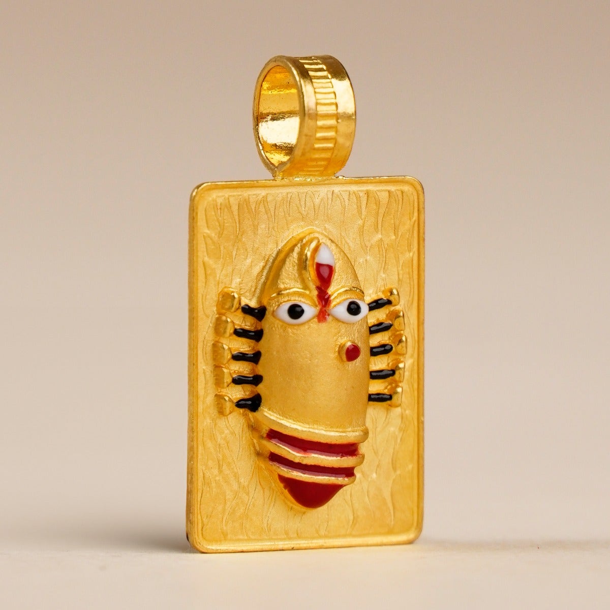 Linga Bhairavi 22KT Gold Pendant - 4 gm (Sandal)