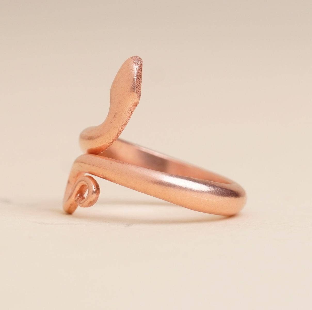 Sarpa Sutra, Consecrated Snake Ring, Copper metal (Small Size)