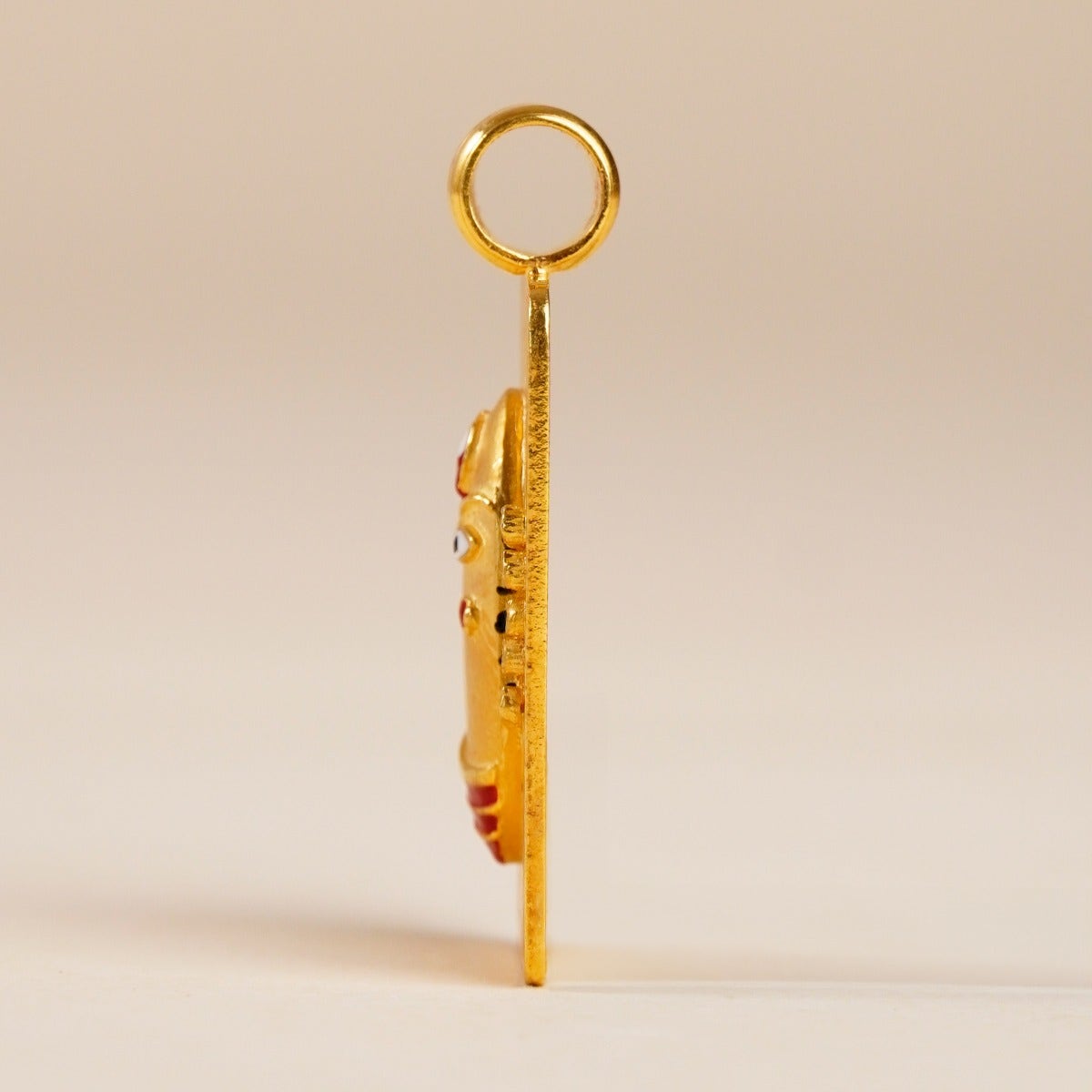 Linga Bhairavi 22KT Gold Pendant - 8 gm (Sandal) 