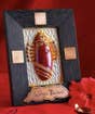 Silver Devi Panel in Kumkum (Consecrated)