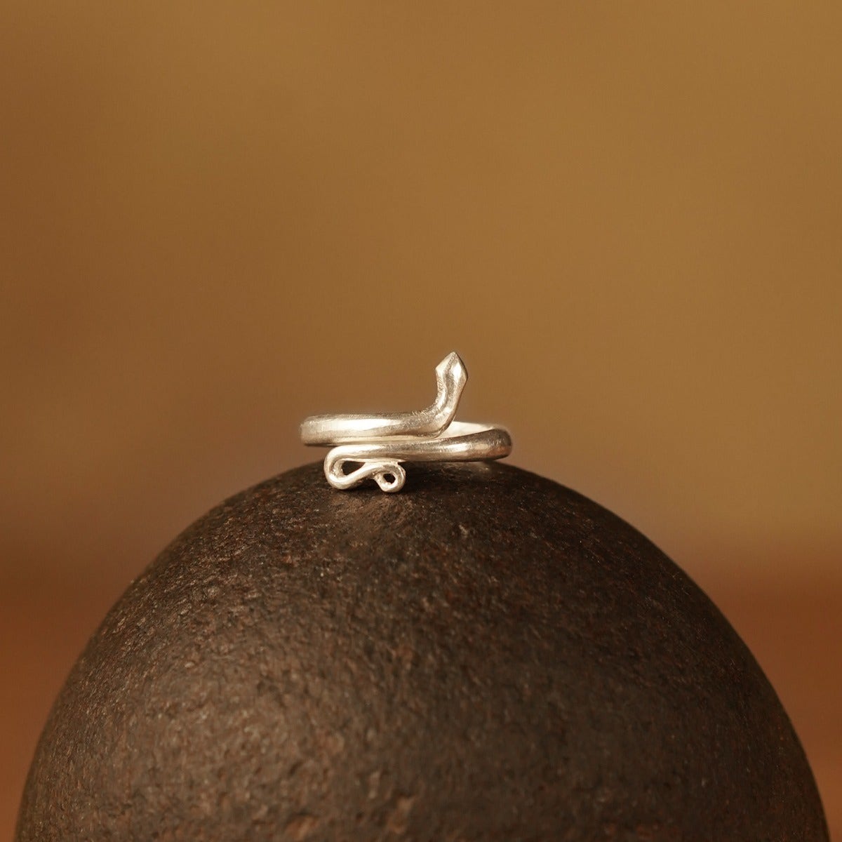 Consecrated Silver Ring (Snake Ring / Sarpasutra)