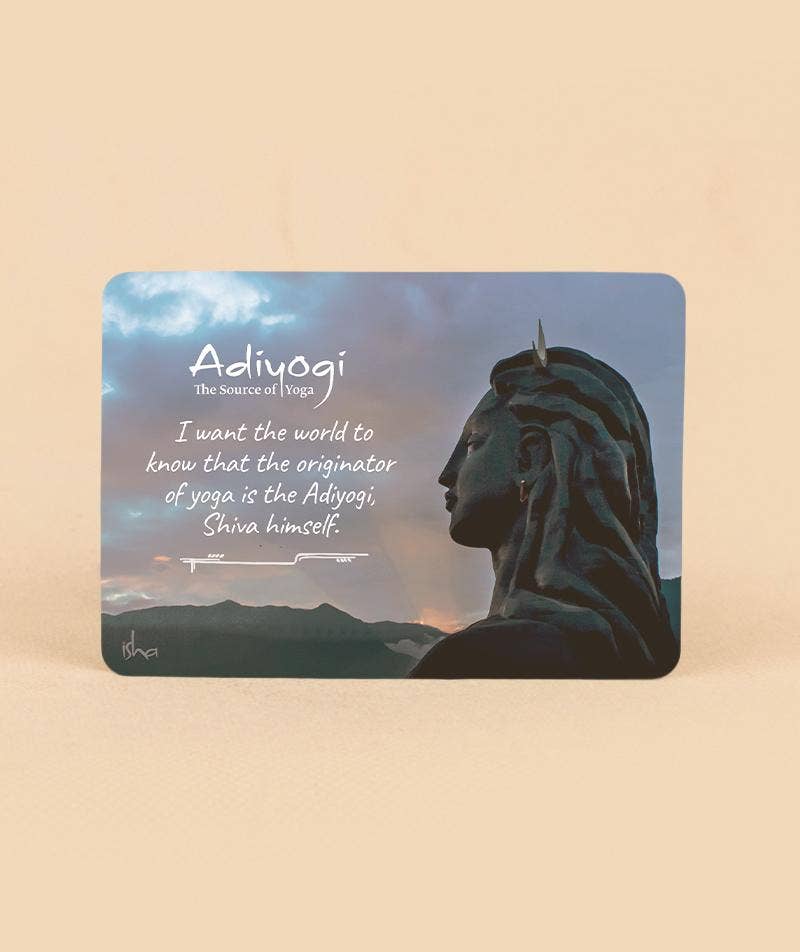 Adiyogi fridge magnet - The Originator of  Yoga